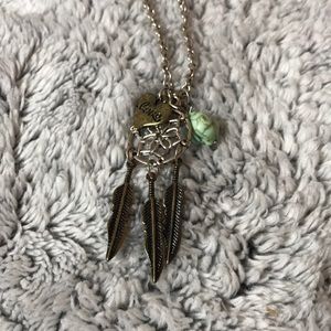 Jewelry - Silver necklace with dream catcher Jewelry - Silver necklace with dream catcher